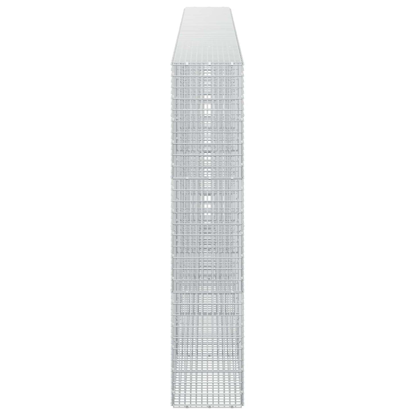 vidaXL Γκαμπιόν με σύρμα 3,5 χλστ και πλέγμα 5x2,5 εκ 500x30x150 εκ