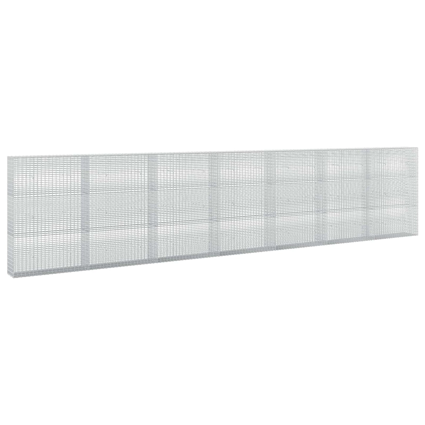 vidaXL Γκαμπιόν με σύρμα 3,5 mm και πλέγμα 5x2,5 cm 700x30x150 εκ