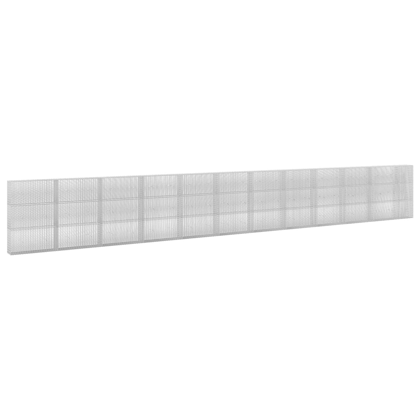 vidaXL Γκαμπιόν με σύρμα 3,5 mm και πλέγμα 5x2,5 cm 1150x30x150 εκ