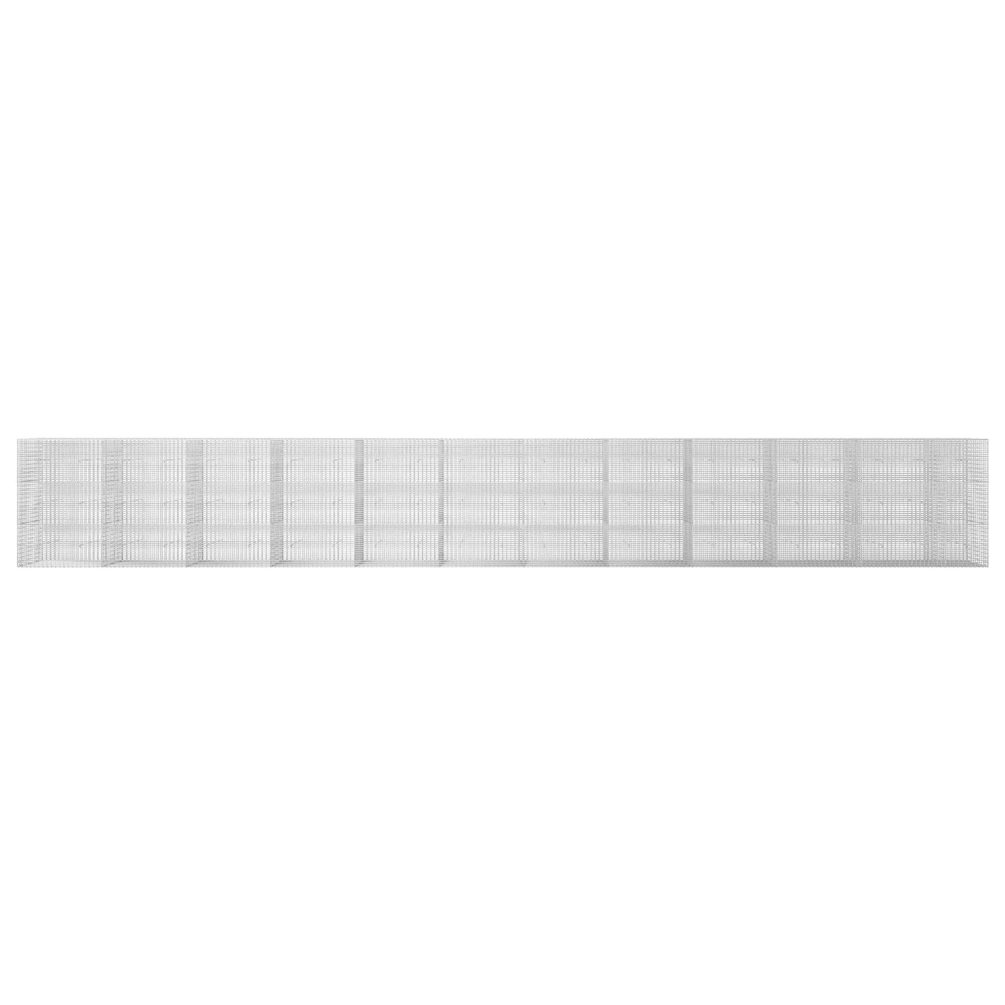 vidaXL Γκαμπιόν με σύρμα 3,5 mm και πλέγμα 5x2,5 cm 1150x30x150 εκ