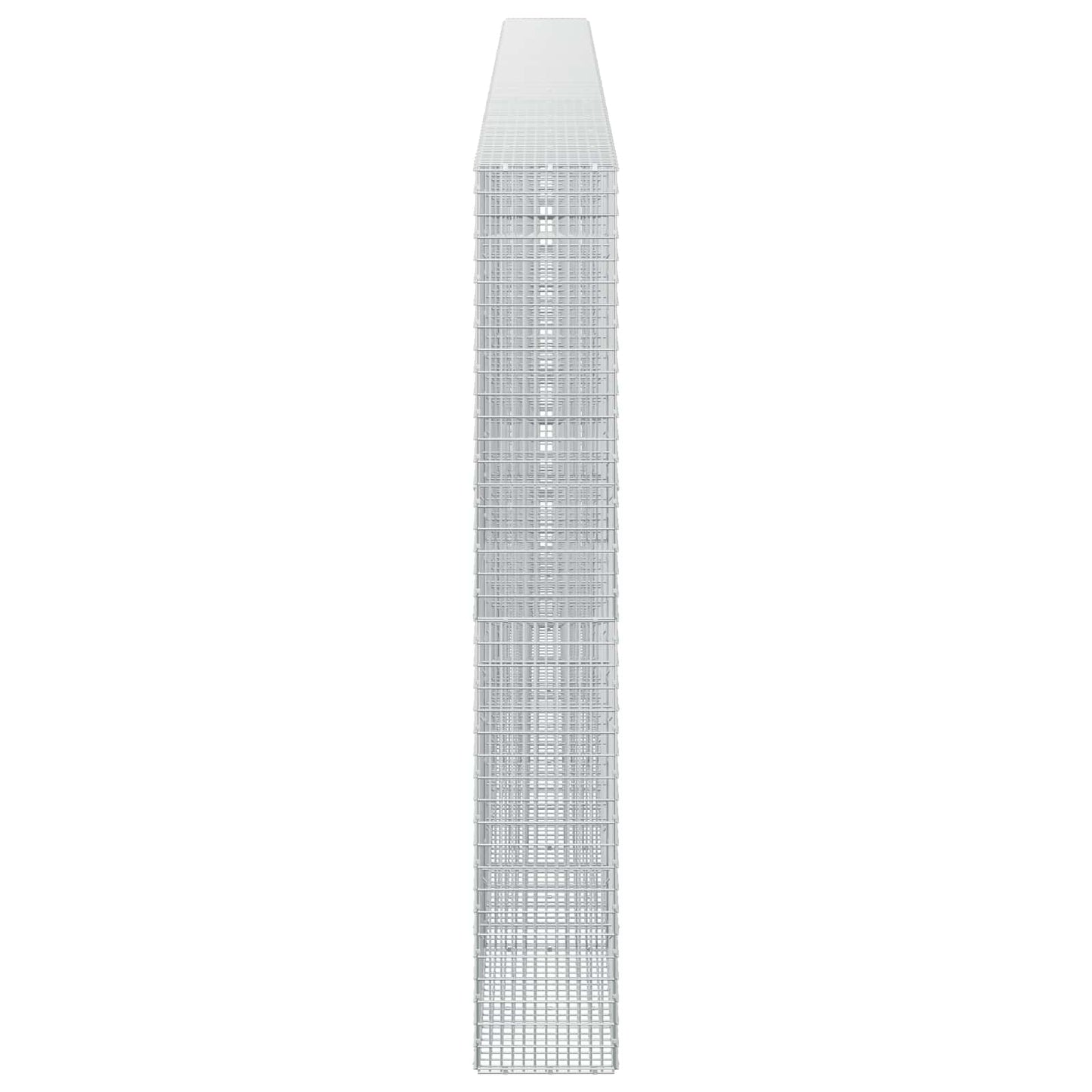 vidaXL Γκαμπιόν με σύρμα 3,5 χλστ και πλέγμα 5x2,5 εκ 650x30x200 εκ