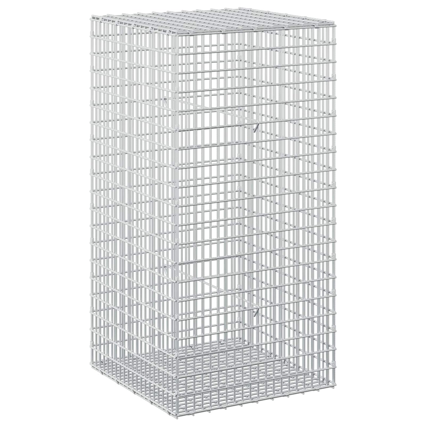 vidaXL Γκαμπιόν με σύρμα 3,5 χλστ και πλέγμα 5x2,5 εκ 50x50x100 εκ