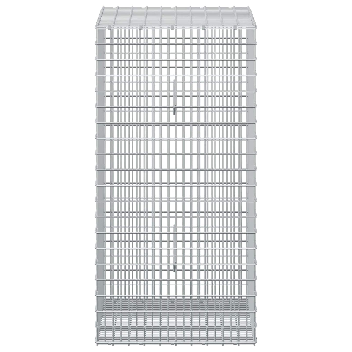 vidaXL Γκαμπιόν με σύρμα 3,5 χλστ και πλέγμα 5x2,5 εκ 50x50x100 εκ