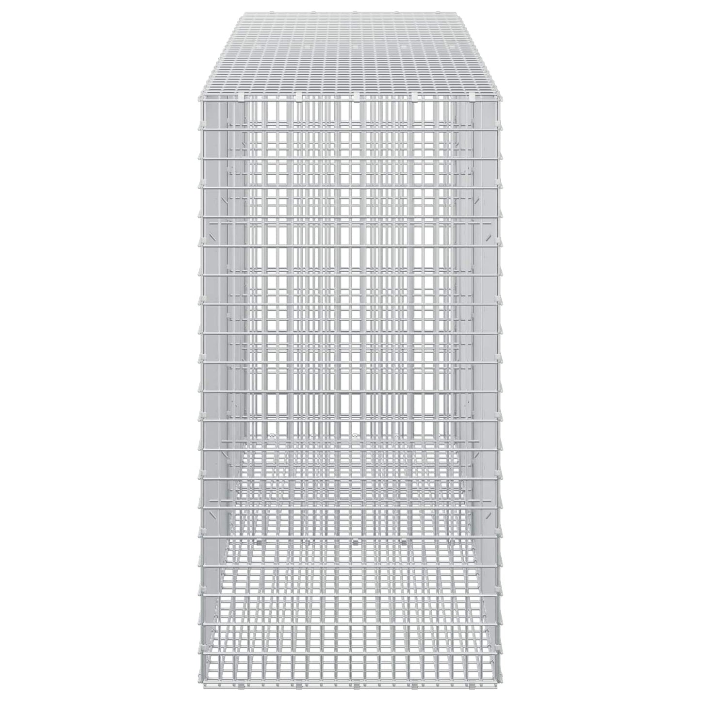 vidaXL Γκαμπιόν με σύρμα 3,5 mm και πλέγμα 5x2,5 cm 200x50x100 εκ
