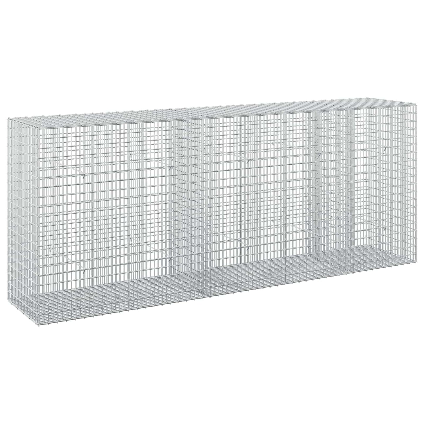 vidaXL Γκαμπιόν με σύρμα 3,5 mm και πλέγμα 5x2,5 cm 250x50x100 εκ
