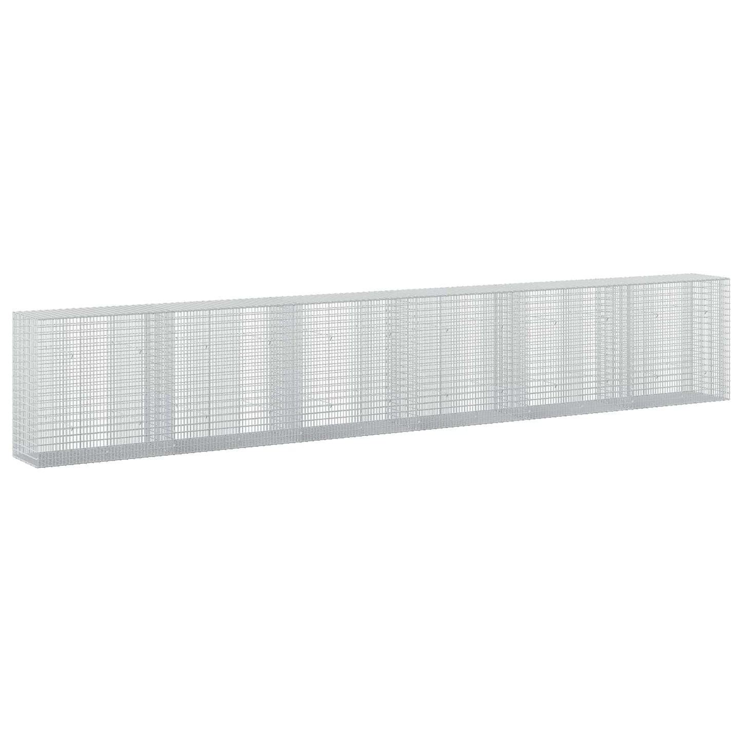 vidaXL Γκαμπιόν με σύρμα 3,5 χλστ και πλέγμα 5x2,5 εκ 600x50x100 εκ