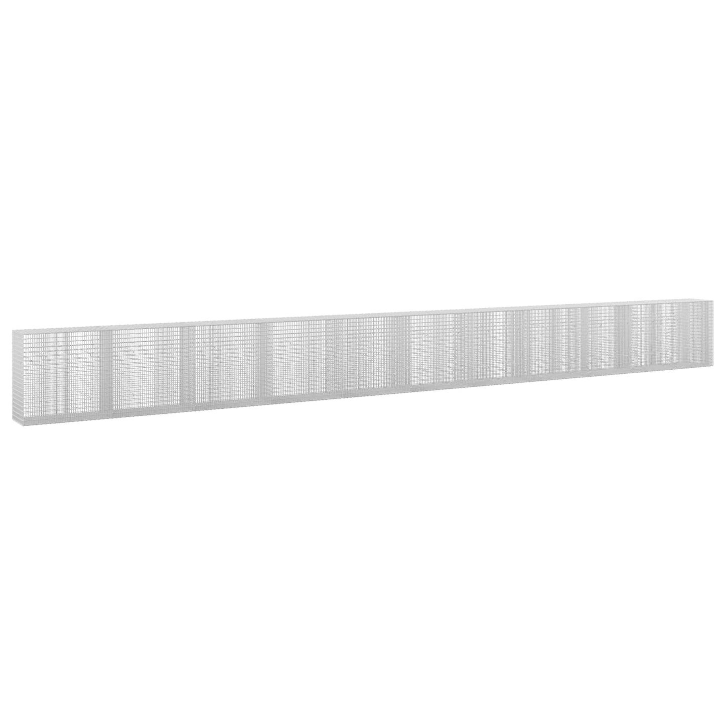 vidaXL Γκαμπιόν με σύρμα 3,5 mm και πλέγμα 5x2,5 cm 1050x50x100 εκ