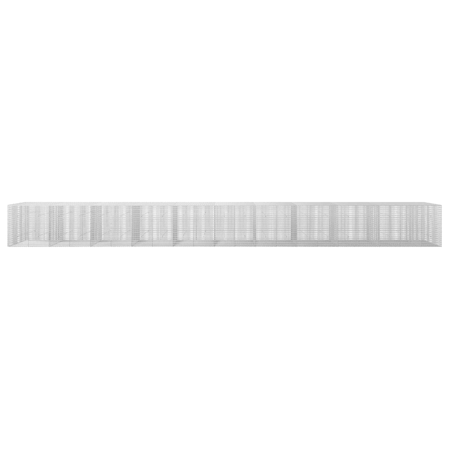 vidaXL Γκαμπιόν με σύρμα 3,5 mm και πλέγμα 5x2,5 cm 1050x50x100 εκ