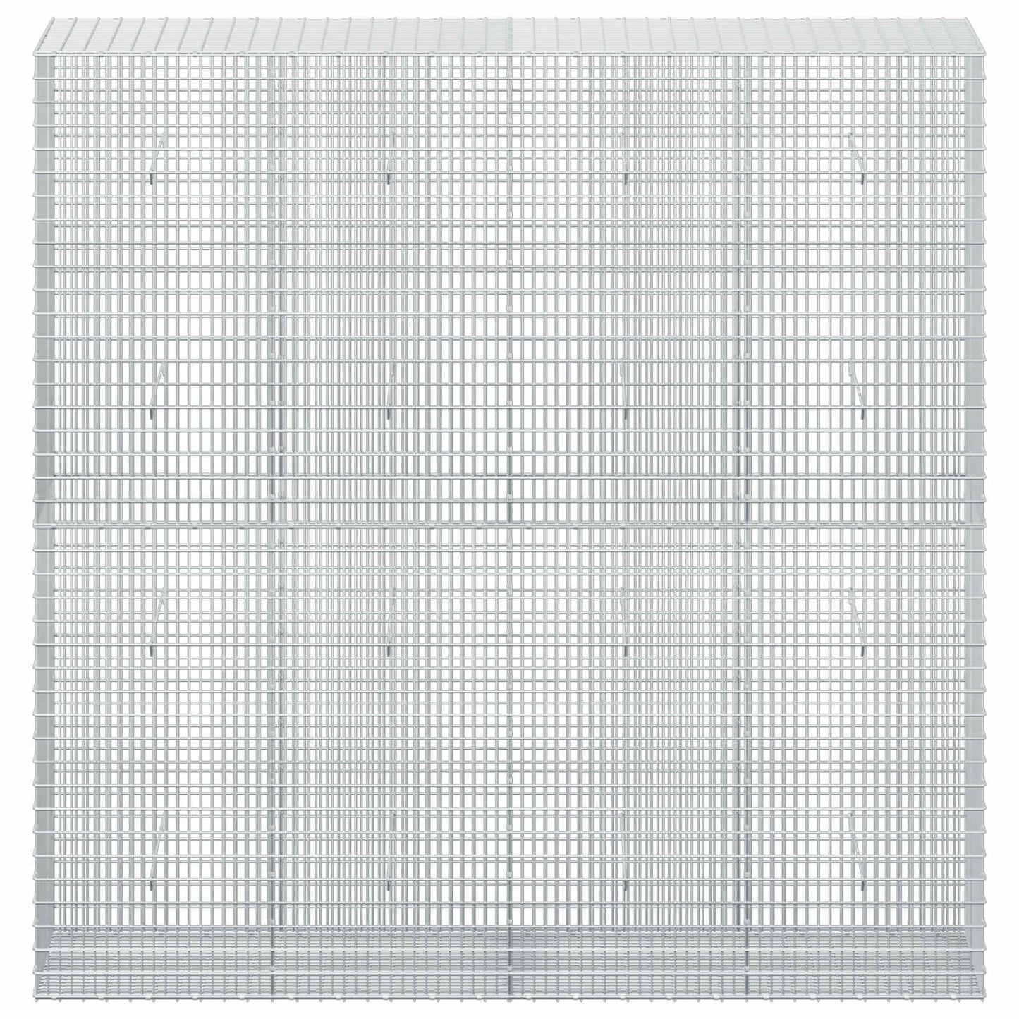 vidaXL Γκαμπιόν με σύρμα 3,5 mm και πλέγμα 5x2,5 cm 200x50x200 εκ
