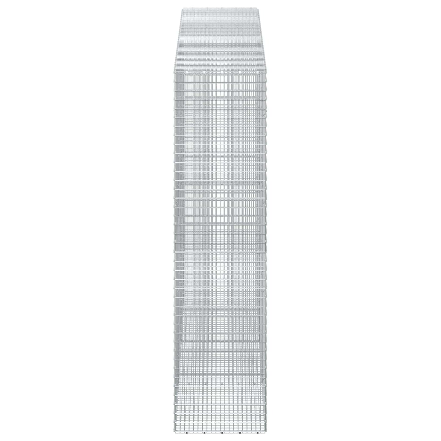 vidaXL Γκαμπιόν με σύρμα 3,5 mm και πλέγμα 5x2,5 cm 300x50x200 εκ