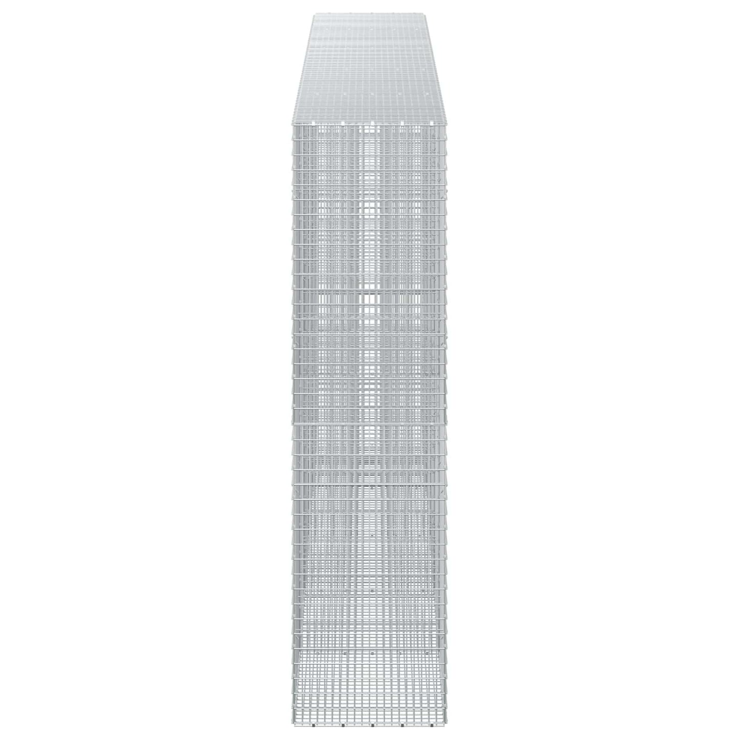 vidaXL Γκαμπιόν με σύρμα 3,5 χλστ και πλέγμα 5x2,5 εκ 500x50x200 εκ
