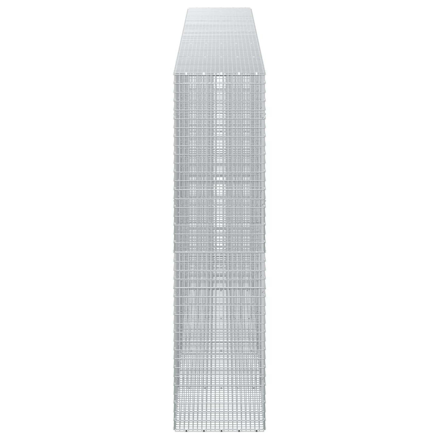 vidaXL Γκαμπιόν με σύρμα 3,5 mm και πλέγμα 5x2,5 cm 550x50x200 εκ.