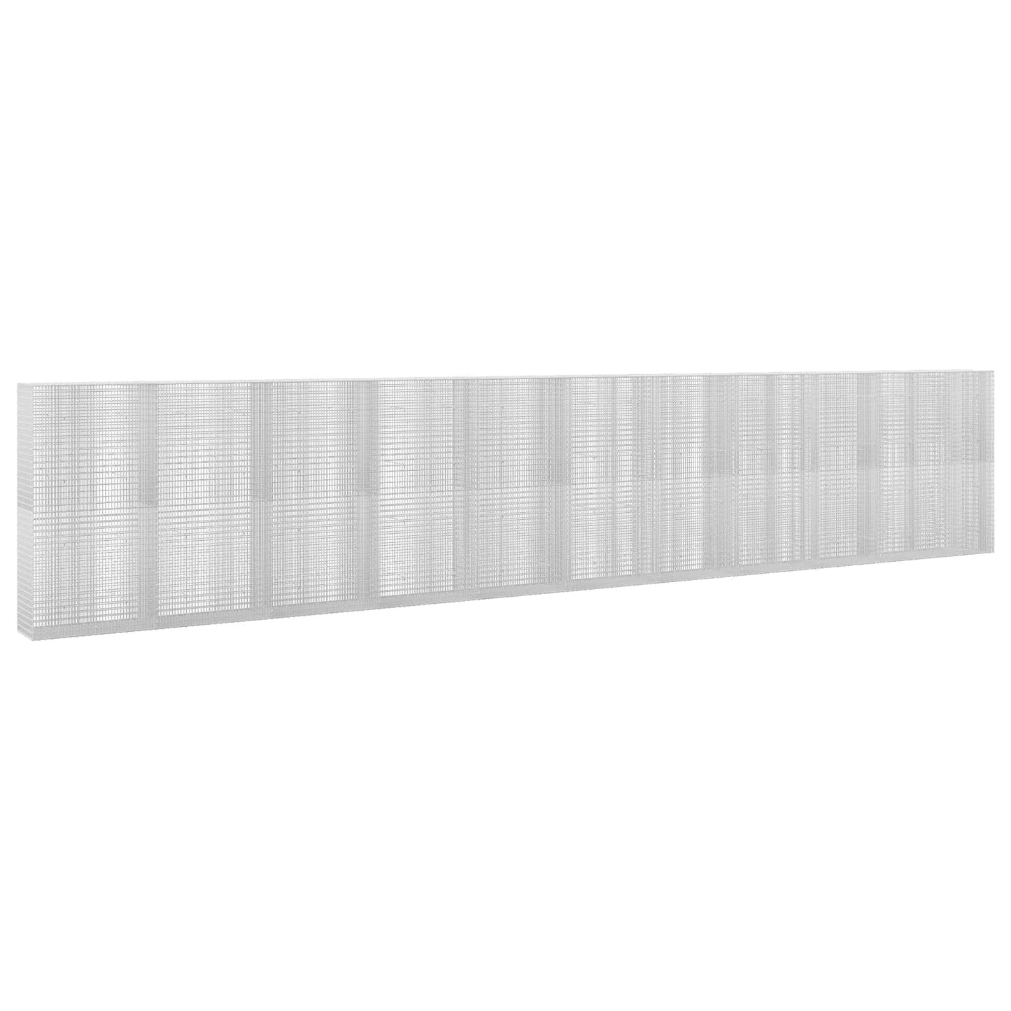 vidaXL Γκαμπιόν με σύρμα 3,5 mm και πλέγμα 5x2,5 cm 1050x50x200 εκ
