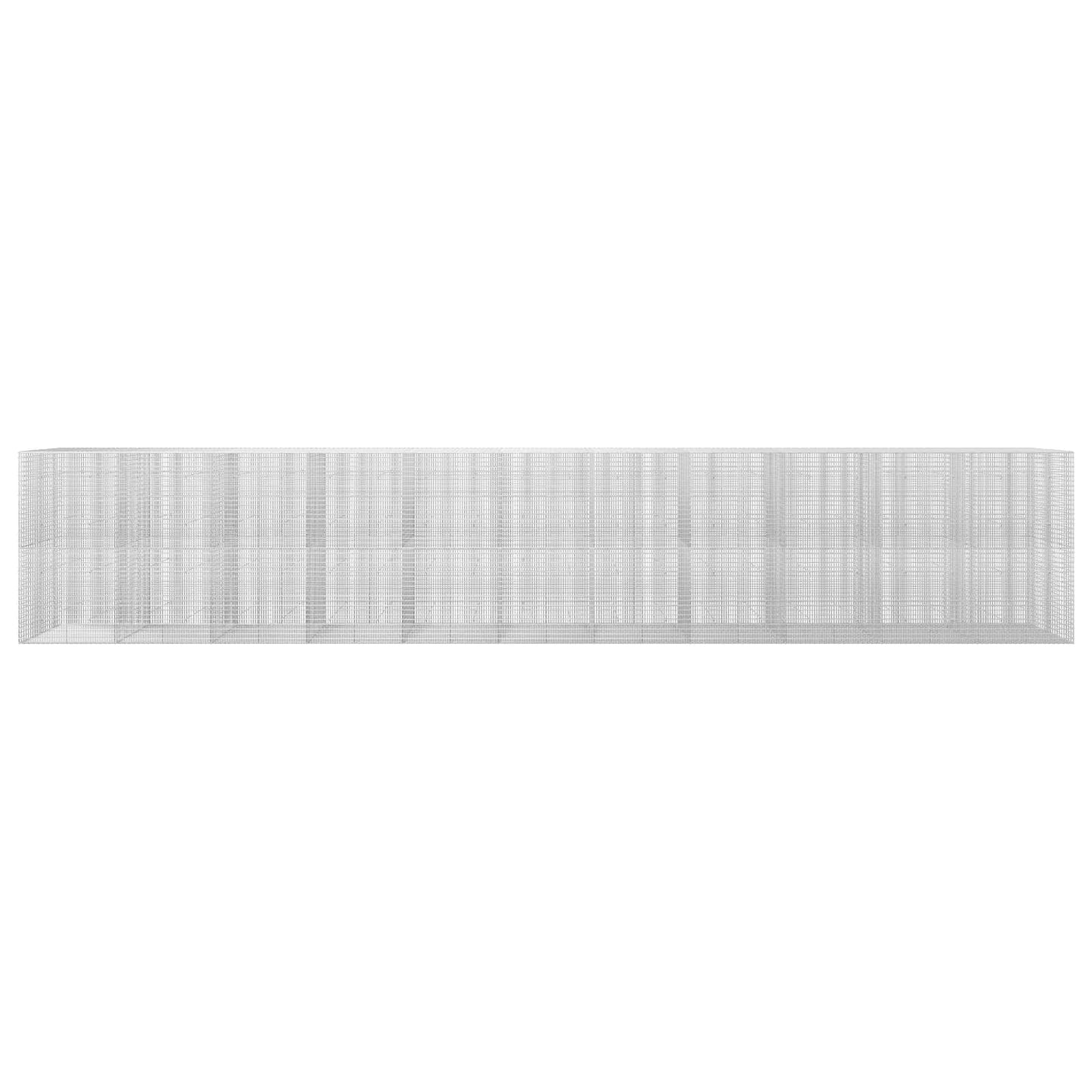 vidaXL Γκαμπιόν με σύρμα 3,5 mm και πλέγμα 5x2,5 cm 1100x50x200 εκ