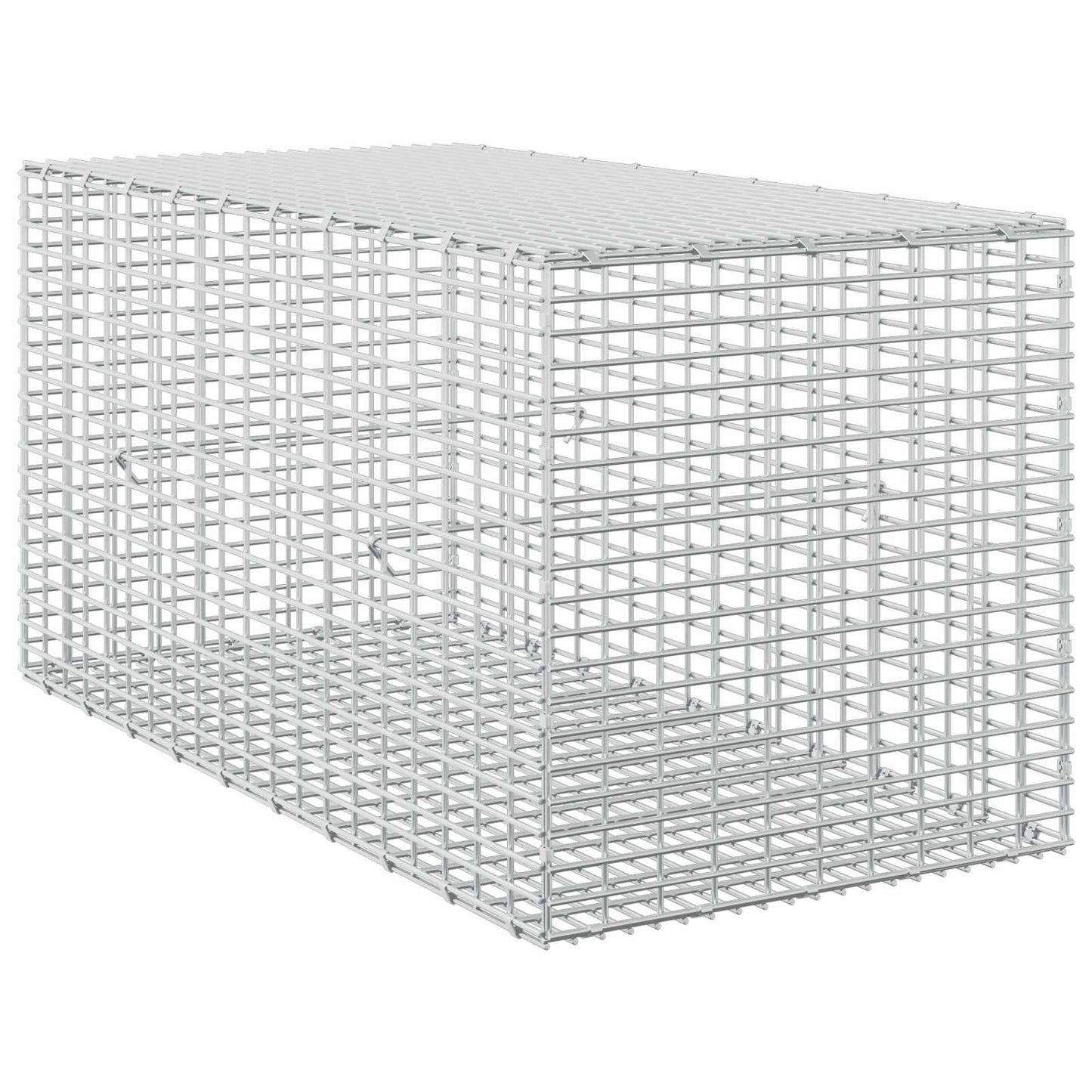 vidaXL Γκαμπιόν με σύρμα 3,5 mm και πλέγμα 5x2,5 cm 50x100x50 εκ