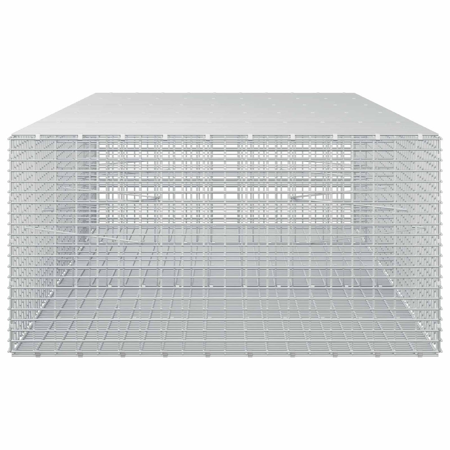 vidaXL Γκαμπιόν με σύρμα 3,5 χλστ και πλέγμα 5x2,5 εκ 250x100x50 εκ.