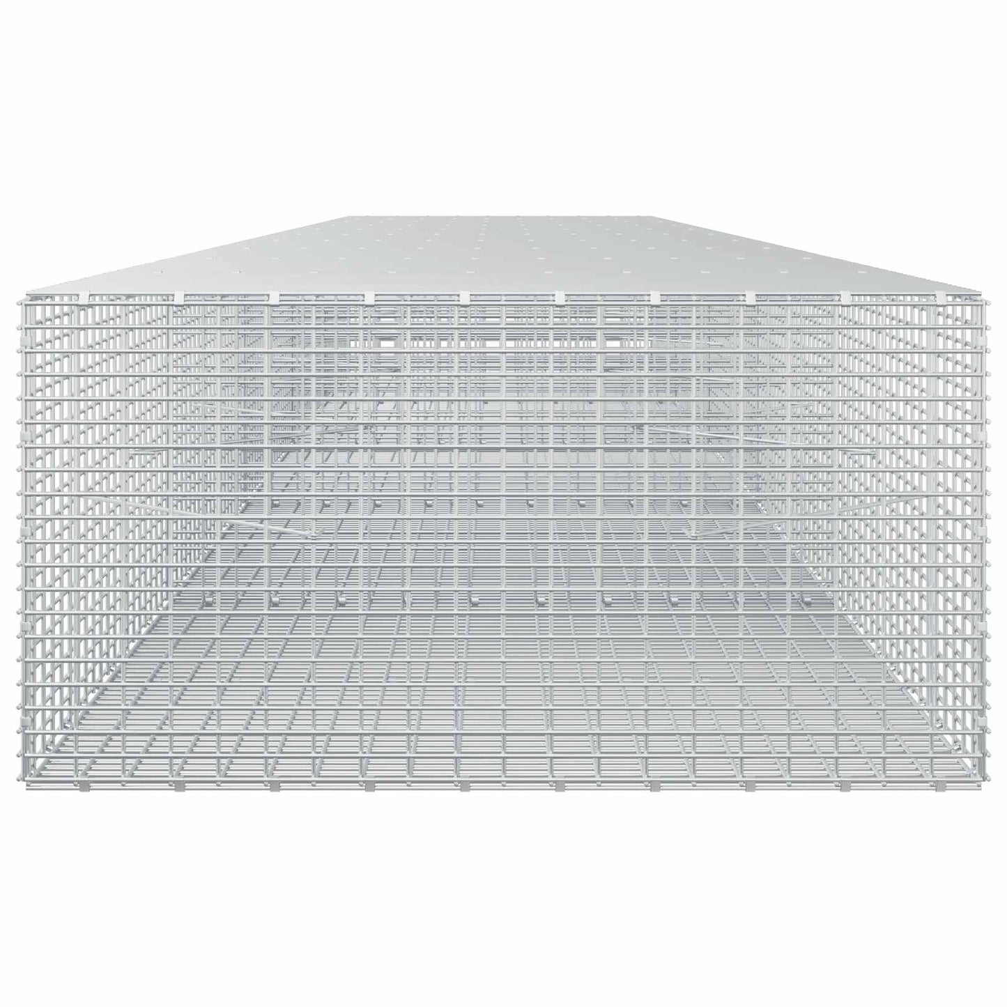vidaXL Γκαμπιόν με σύρμα 3,5 mm και πλέγμα 5x2,5 cm 500x100x50 εκ