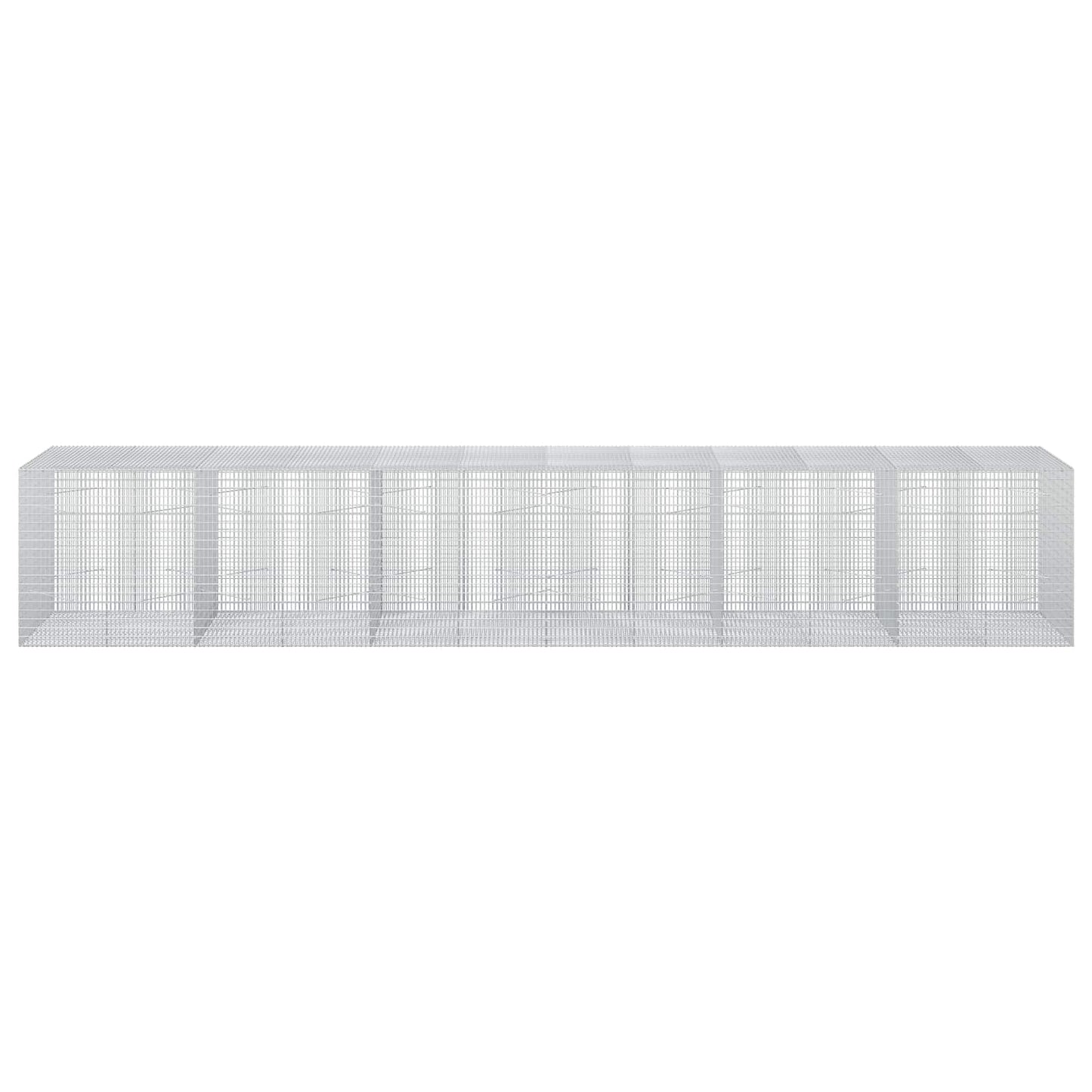 vidaXL Γκαμπιόν με σύρμα 3,5 mm και πλέγμα 5x2,5 cm 600x100x100 εκ.