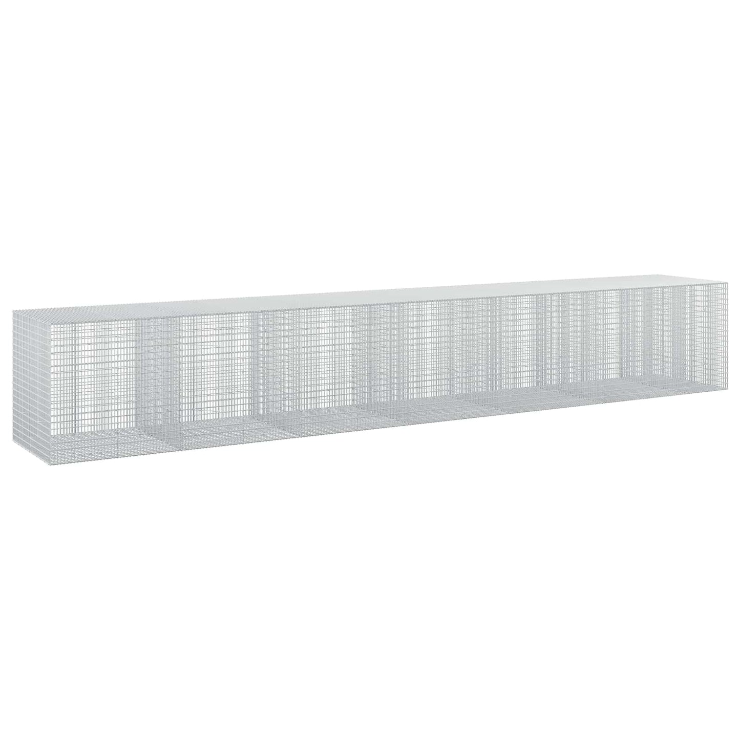vidaXL Γκαμπιόν με σύρμα 3,5 χλστ και πλέγμα 5x2,5 εκ 650x100x100 εκ