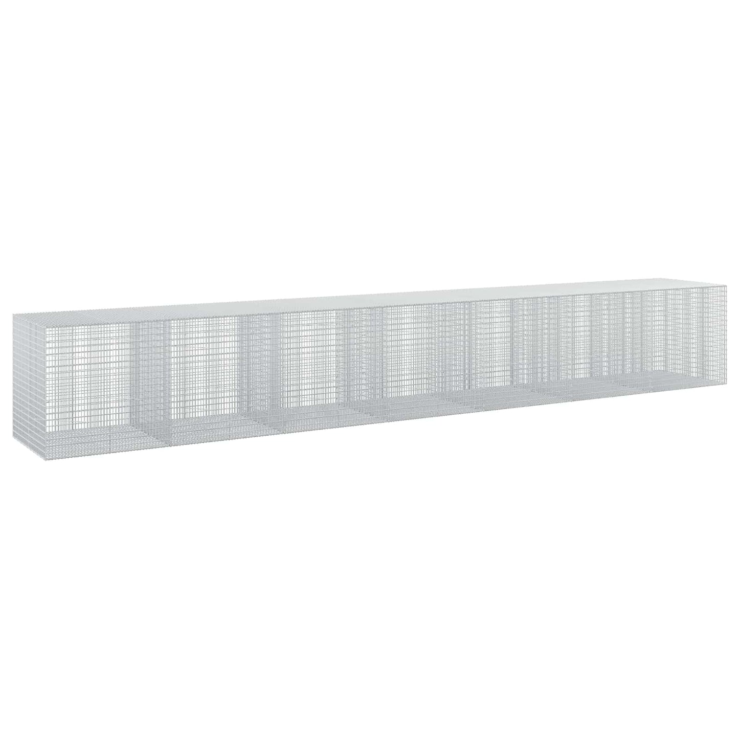vidaXL Γκαμπιόν με σύρμα 3,5 χλστ και πλέγμα 5x2,5 εκ 700x100x100 εκ.