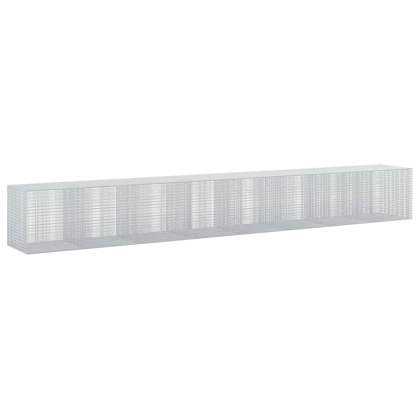 vidaXL Γκαμπιόν με σύρμα 3,5 χλστ και πλέγμα 5x2,5 εκ 800x100x100 εκ.