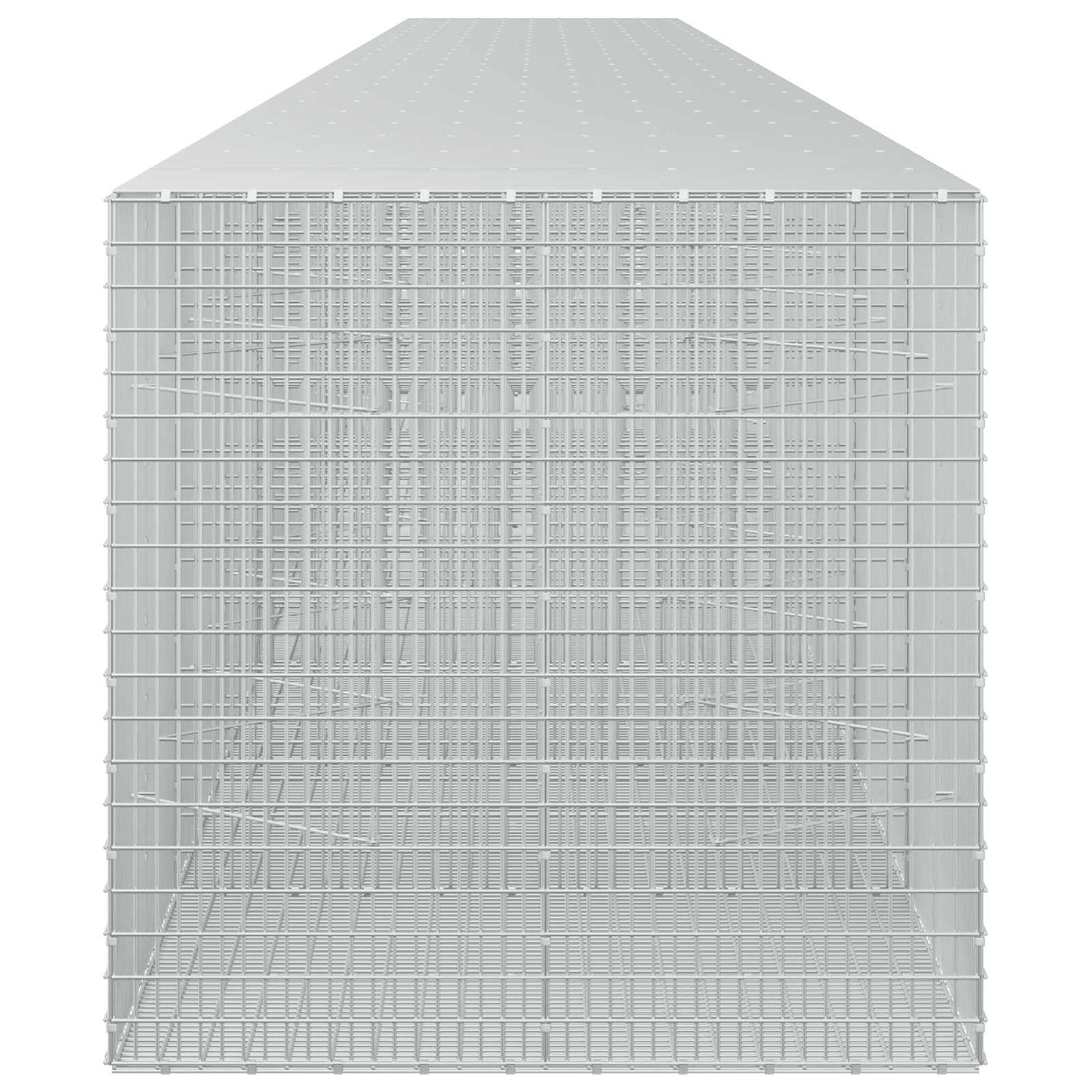 vidaXL Γκαμπιόν με σύρμα 3,5 mm και πλέγμα 5x2,5 cm 1200x100x100 εκ