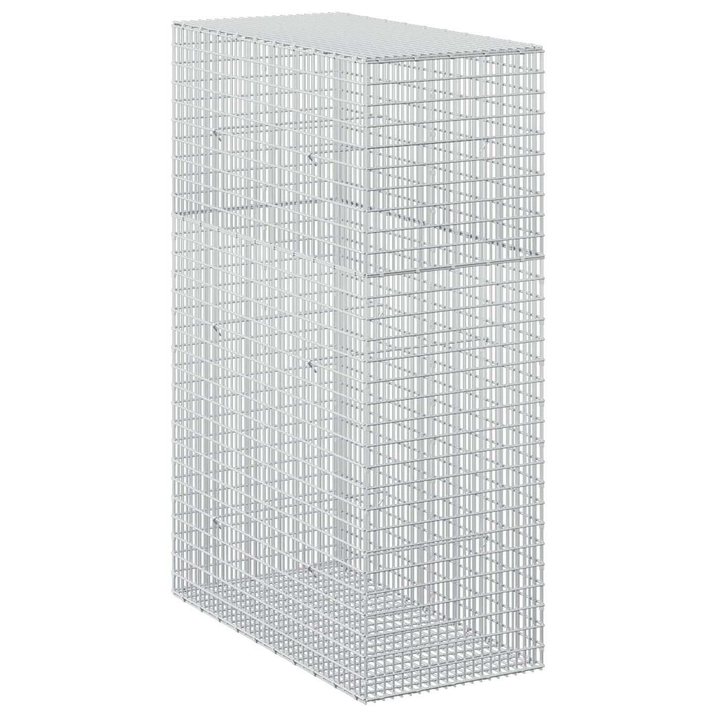 vidaXL Γκαμπιόν με σύρμα 3,5 mm και πλέγμα 5x2,5 cm 50x100x150 εκ.