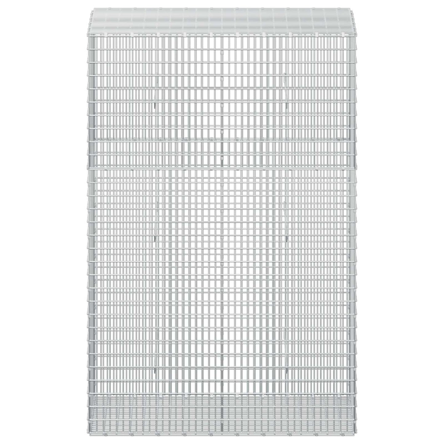 vidaXL Γκαμπιόν με σύρμα 3,5 mm και πλέγμα 5x2,5 cm 50x100x150 εκ.