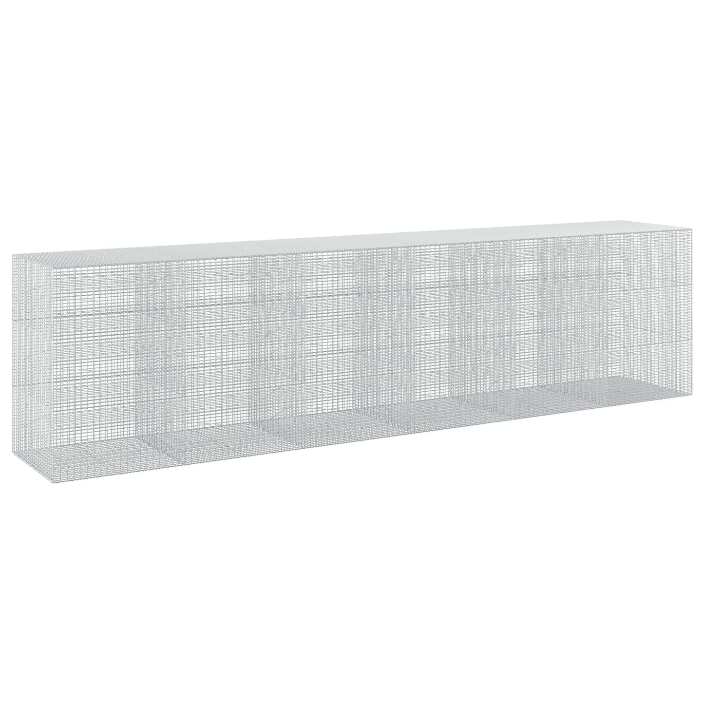 vidaXL Γκαμπιόν με σύρμα 3,5 χλστ και πλέγμα 5x2,5 εκ 600x100x150 εκ