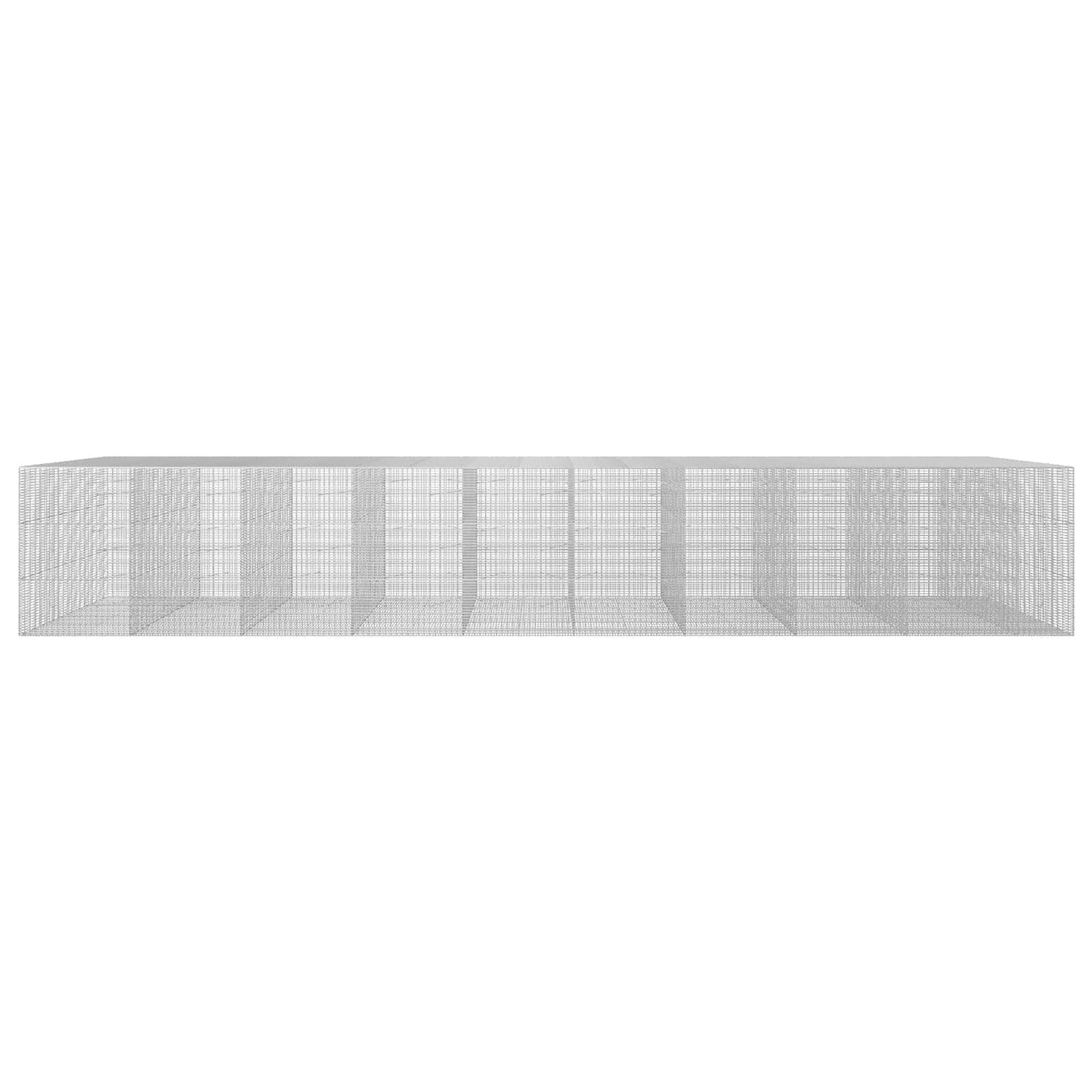 vidaXL Γκαμπιόν με σύρμα 3,5 χλστ και πλέγμα 5x2,5 εκ 950x100x150 εκ.