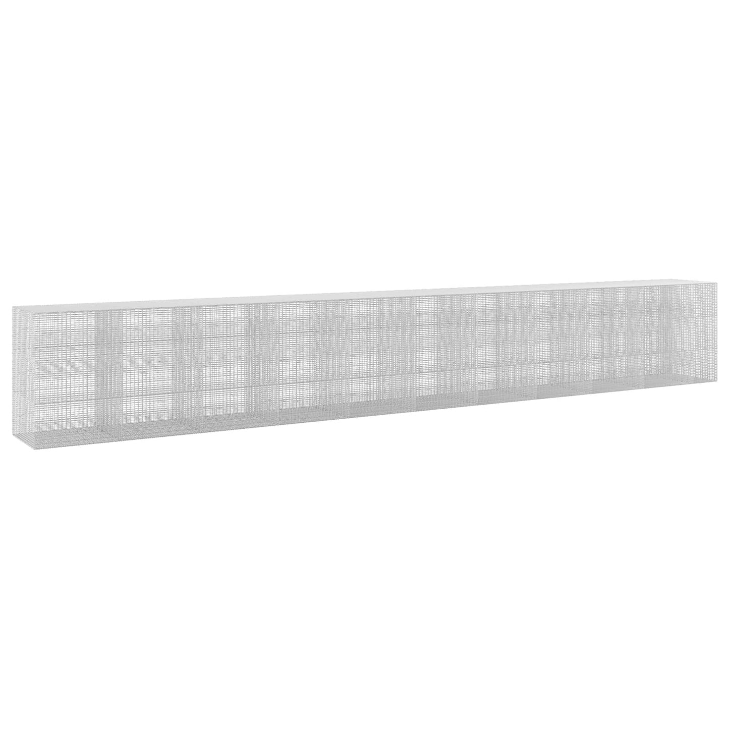 vidaXL Γκαμπιόν με σύρμα 3,5 mm και πλέγμα 5x2,5 cm 1050x100x150 εκ