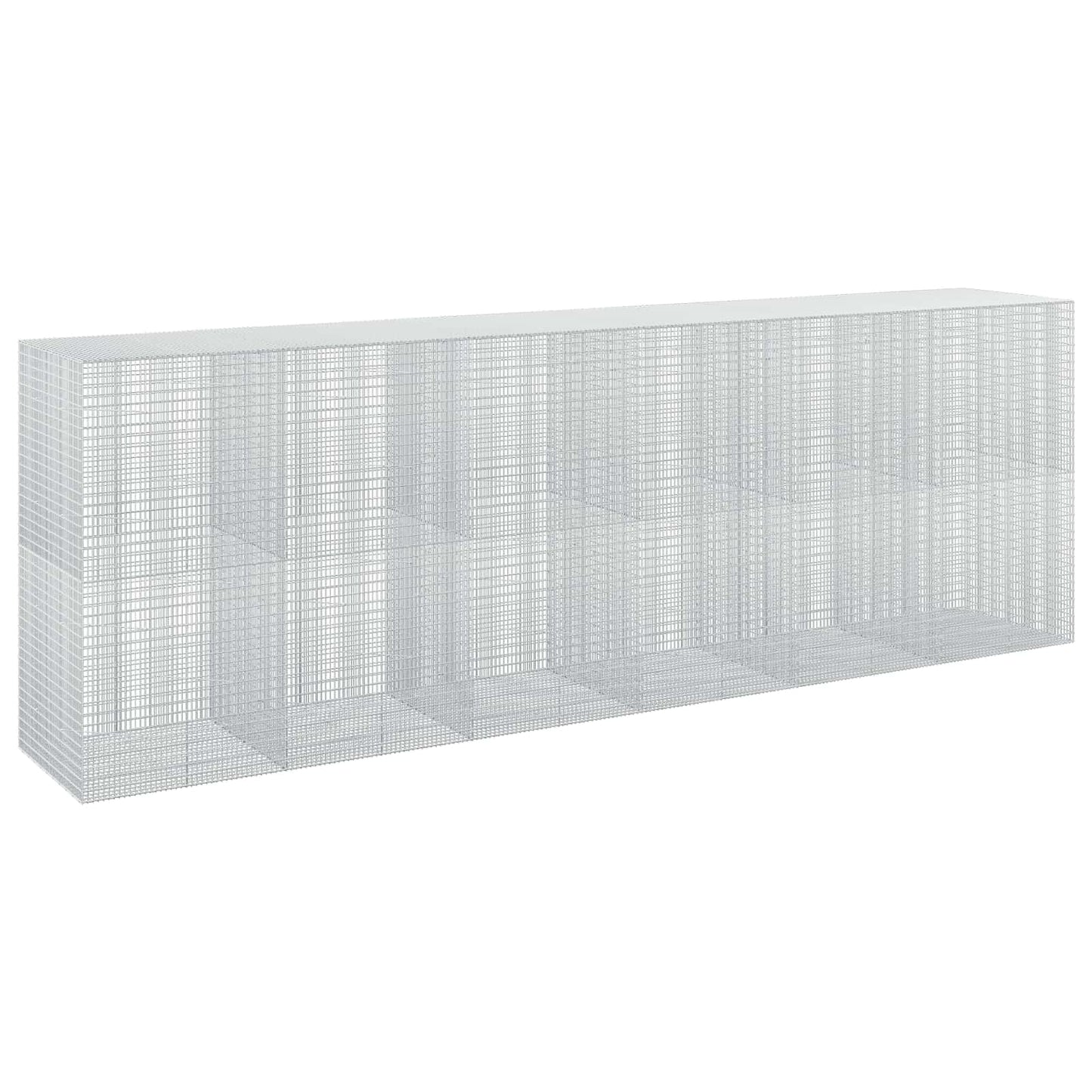 vidaXL Γκαμπιόν με σύρμα 3,5 χλστ και πλέγμα 5x2,5 εκ 600x100x200 εκ