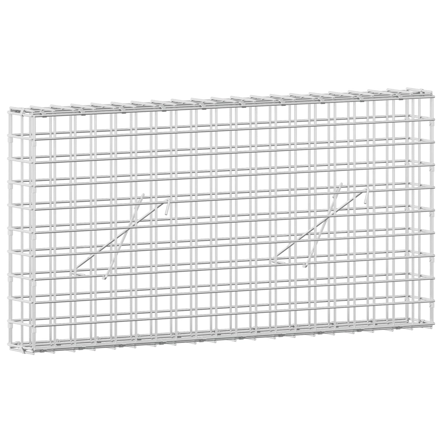 vidaXL Γκαμπιόν με Σύρμα 3,5 mm και Πλέγμα 5x5 cm 100x10x50 εκ