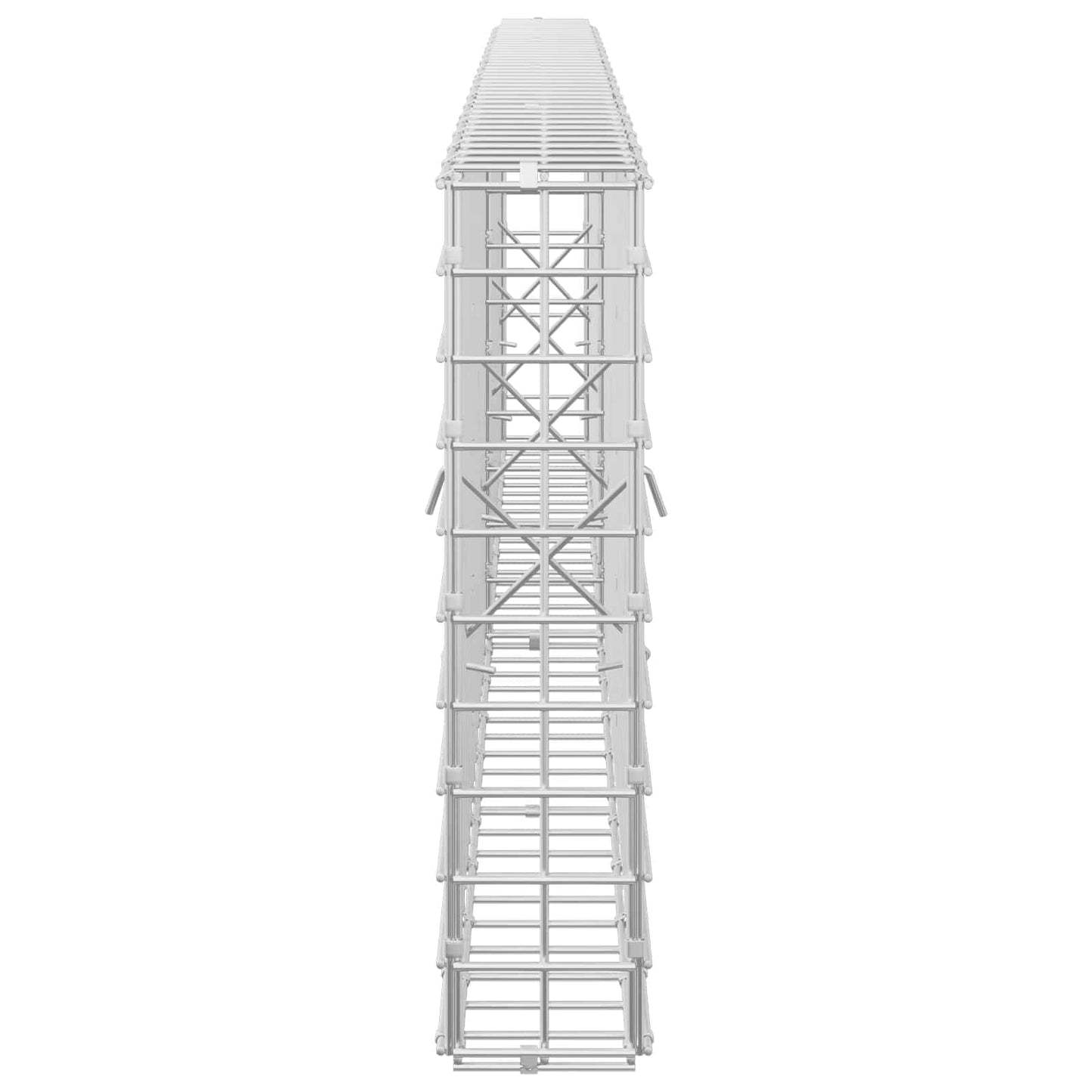 vidaXL Γκαμπιόν με Σύρμα 3,5 mm και Πλέγμα 5x5 cm 200x10x50 εκ