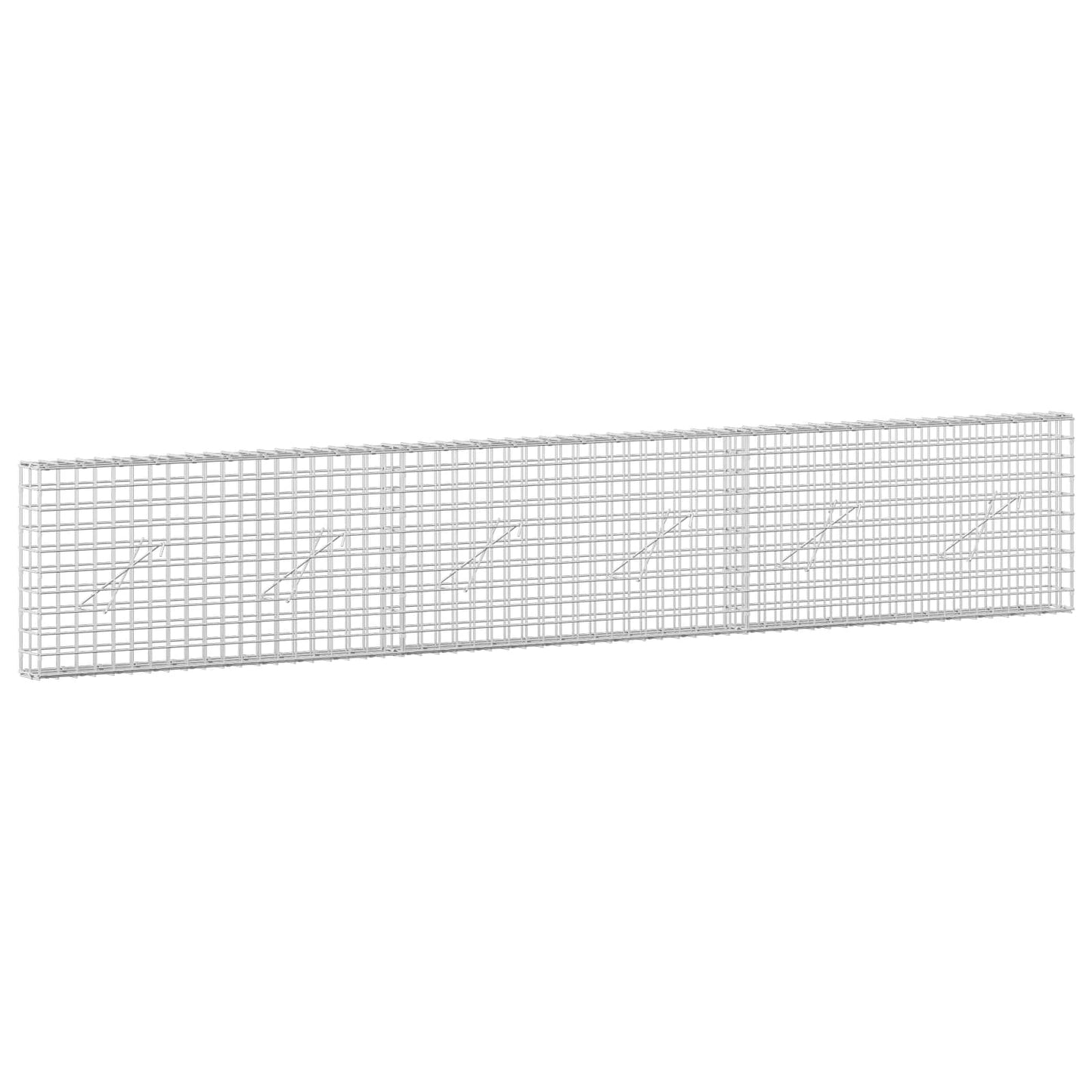 vidaXL Γκαμπιόν με Σύρμα 3,5 mm και Πλέγμα 5x5 cm 300x10x50 εκ