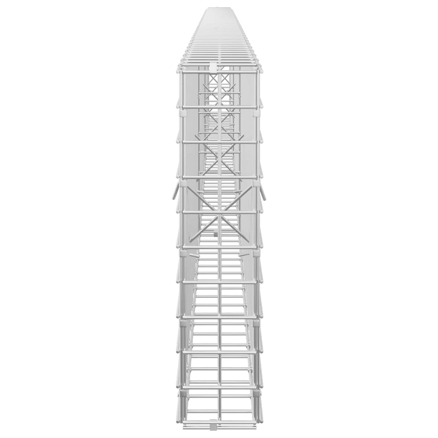 vidaXL Γκαμπιόν με Σύρμα 3,5 mm και Πλέγμα 5x5 cm 300x10x50 εκ