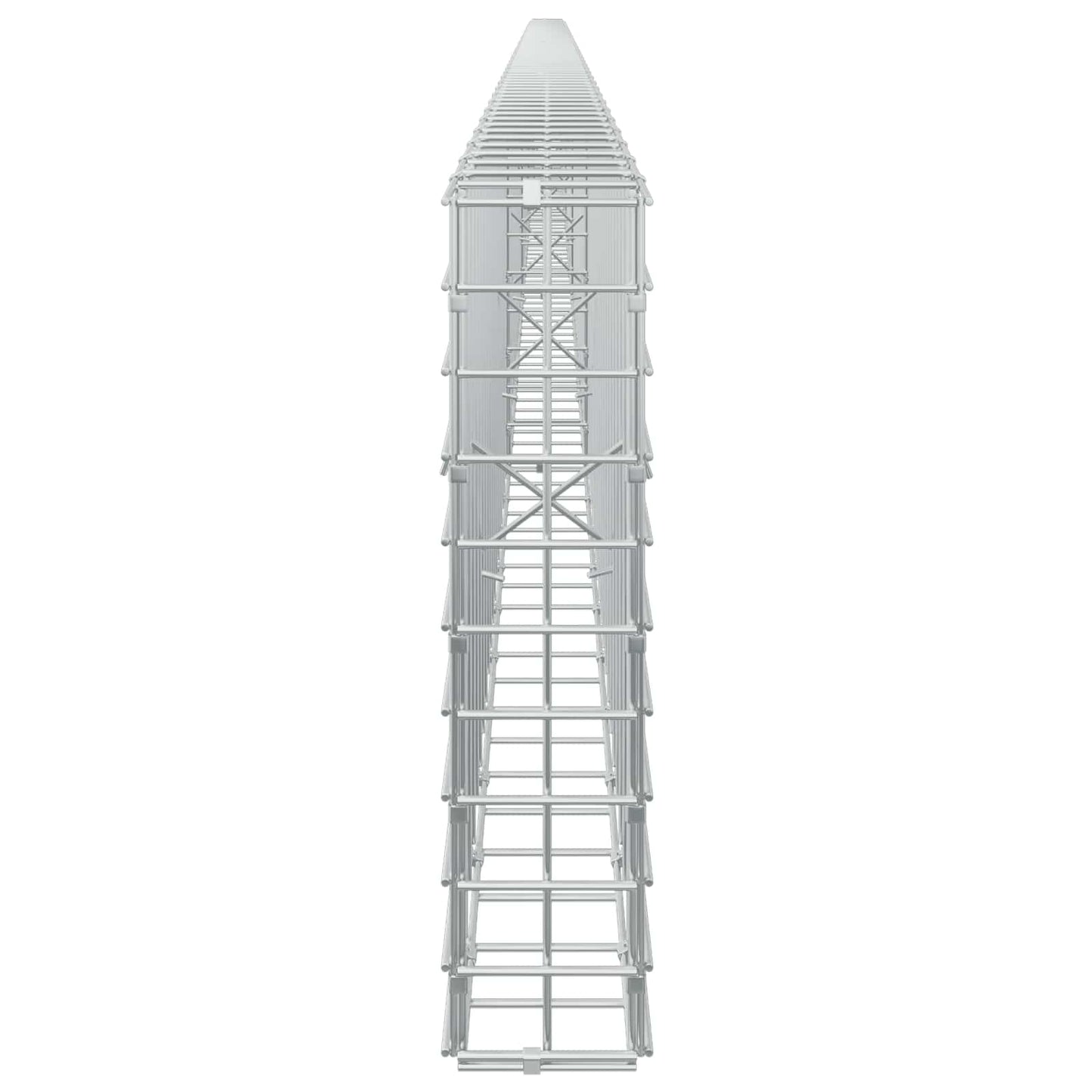 vidaXL Γκαμπιόν με Σύρμα 3,5 mm και Πλέγμα 5x5 cm 400x10x50 εκ