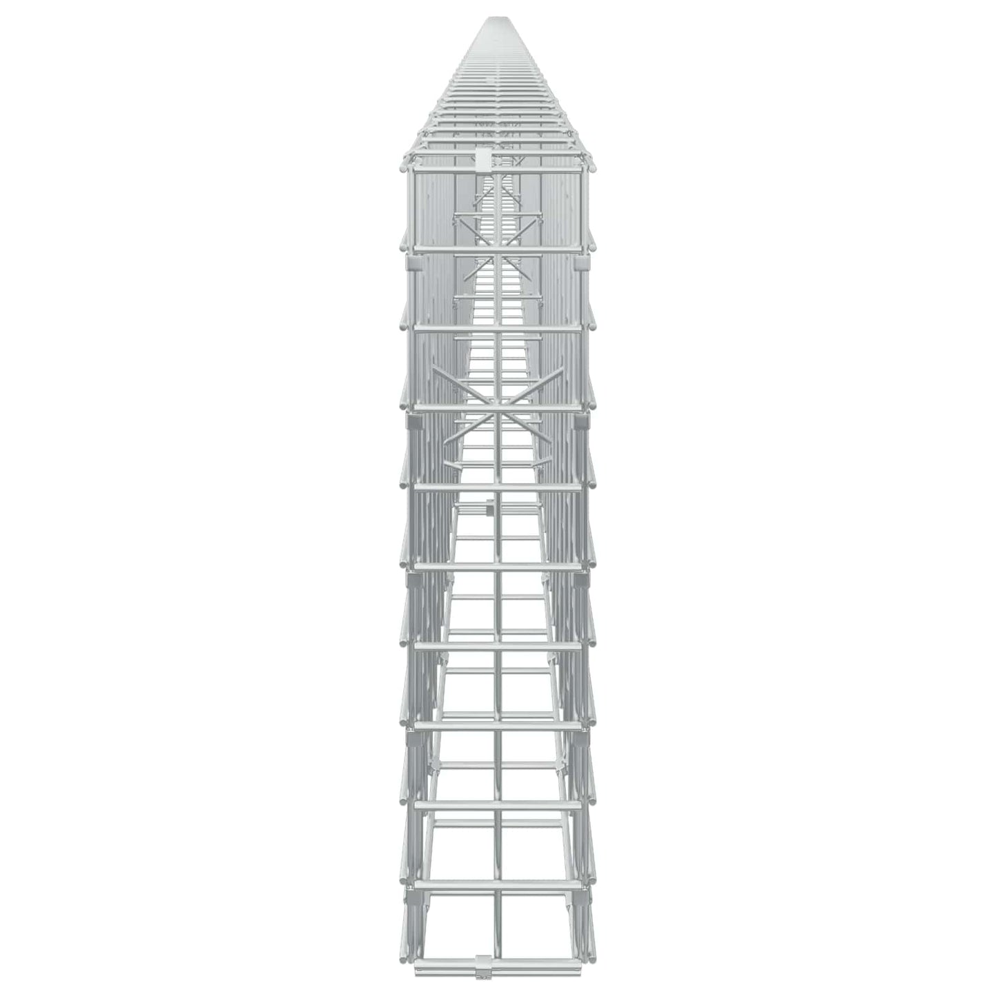vidaXL Γκαμπιόν με Σύρμα 3,5 mm και Πλέγμα 5x5 cm 450x10x50 εκ