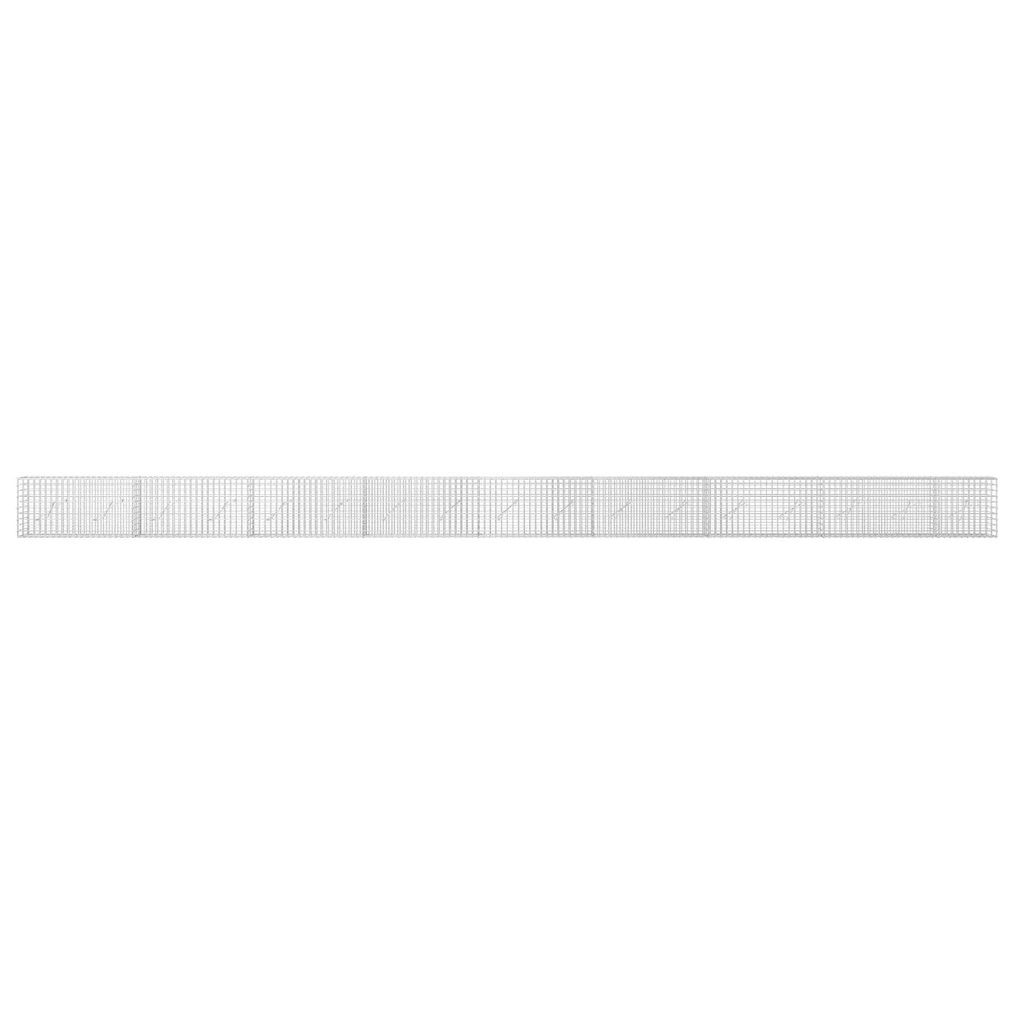 vidaXL Γκαμπιόν με Σύρμα 3,5 mm και Πλέγμα 5x5 cm 850x10x50 εκ