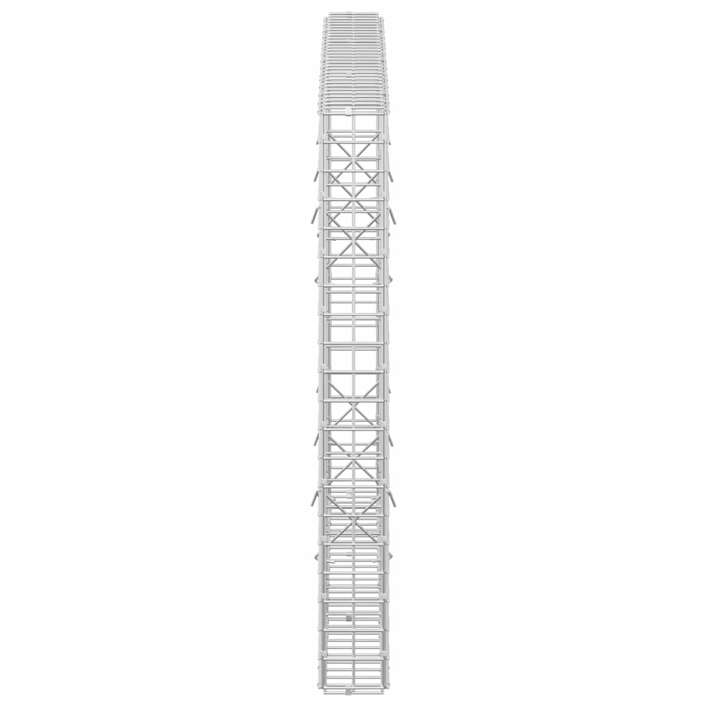 vidaXL Γκαμπιόν με Σύρμα 3,5 mm και Πλέγμα 5x5 cm 150x10x100 εκ