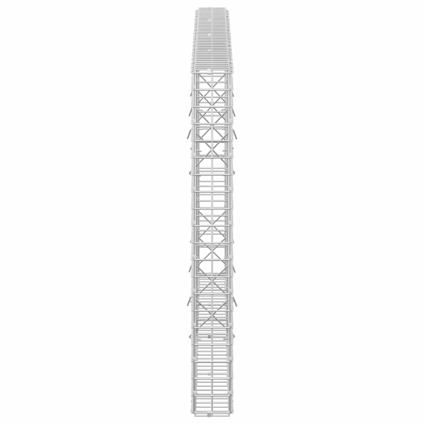 vidaXL Γκαμπιόν με Σύρμα 3,5 mm και Πλέγμα 5x5 cm 200x10x100 εκ