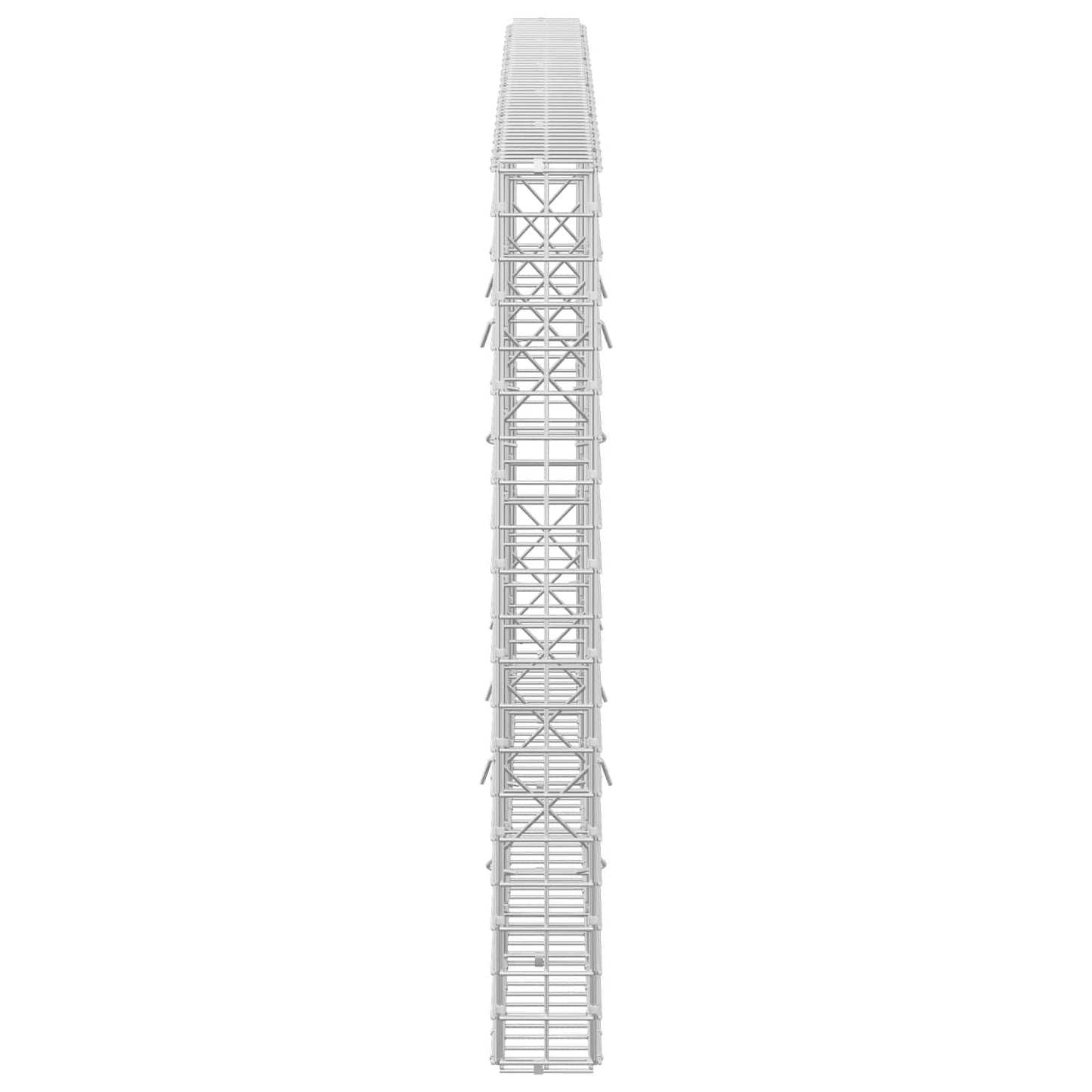 vidaXL Γκαμπιόν με Σύρμα 3,5 mm και Πλέγμα 5x5 cm 250x10x100 εκ