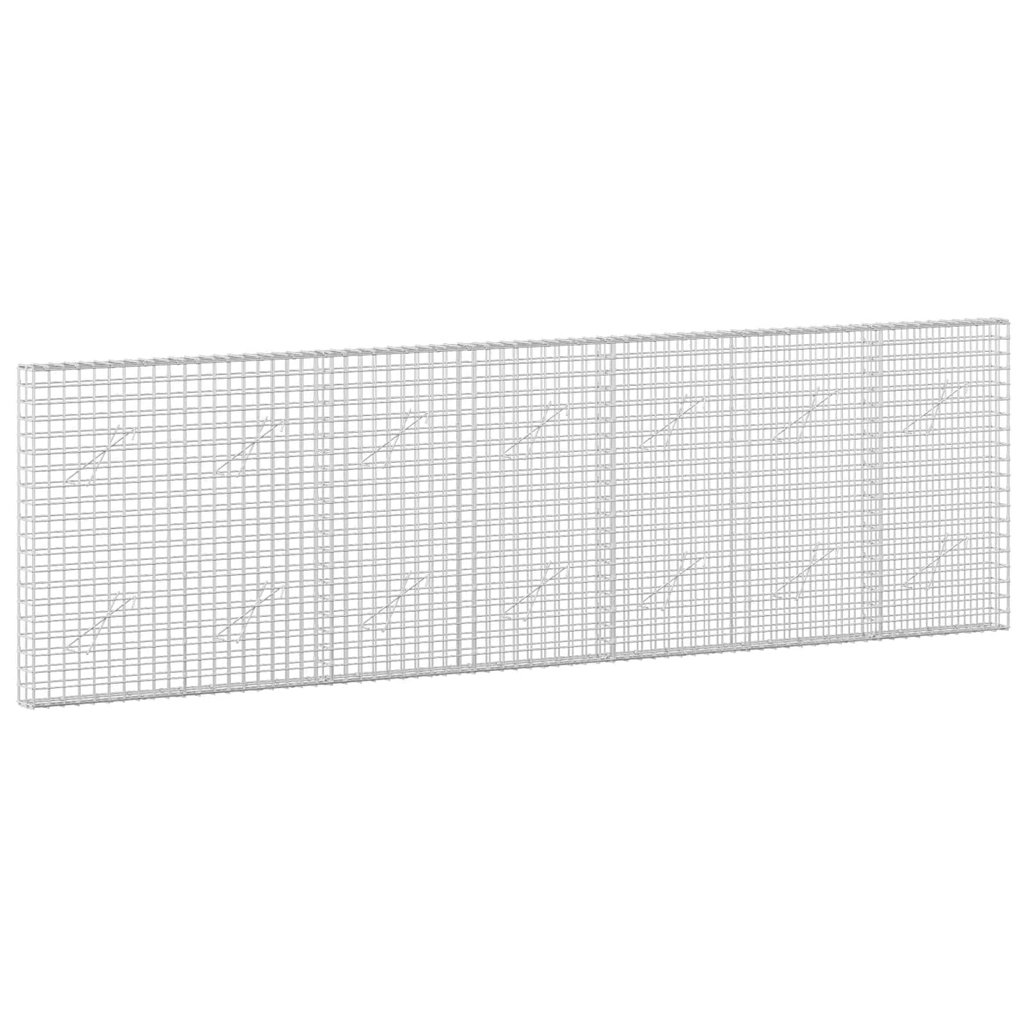 vidaXL Γκαμπιόν με Σύρμα 3,5 mm και Πλέγμα 5x5 cm 350x10x100 εκ