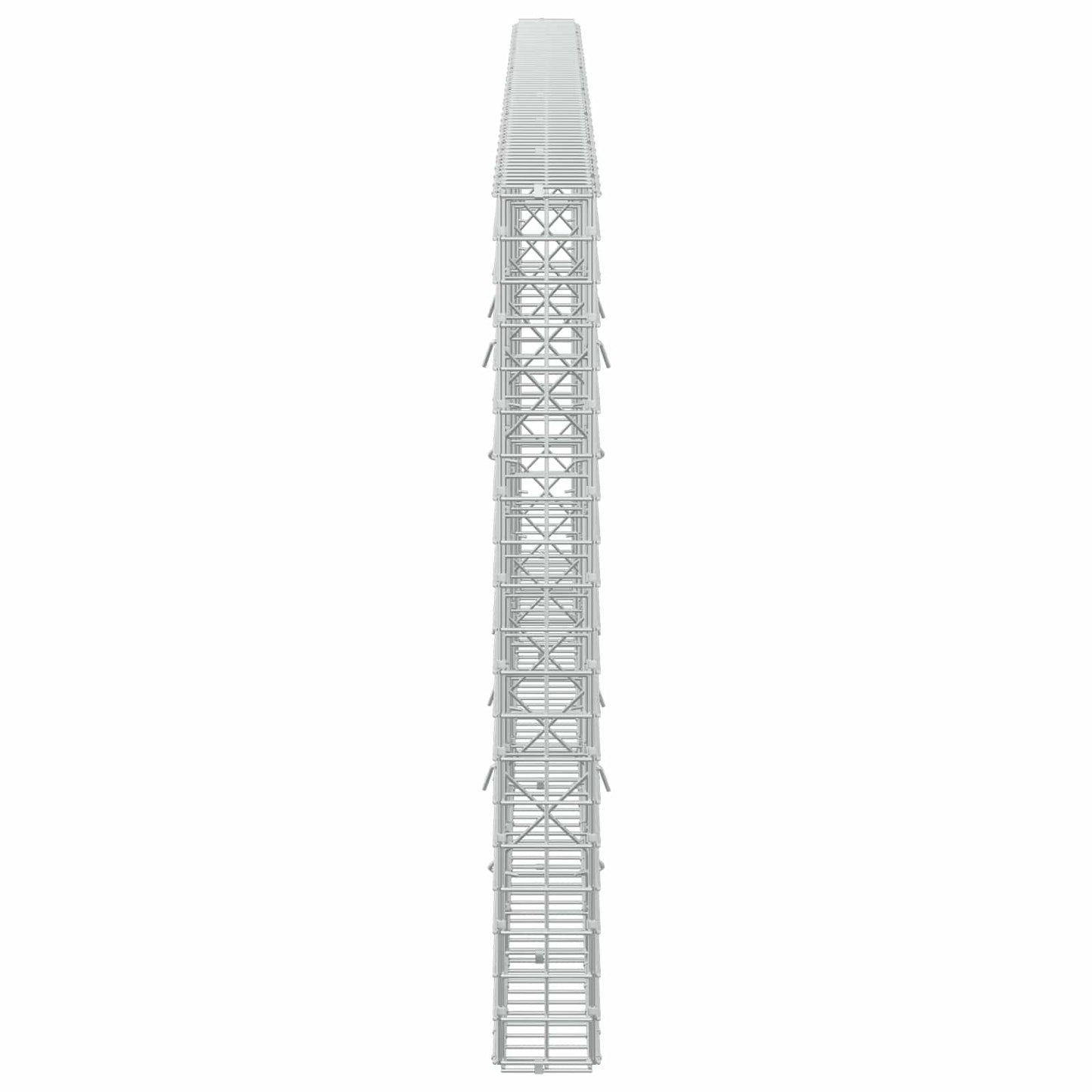 vidaXL Γκαμπιόν με Σύρμα 3,5 mm και Πλέγμα 5x5 cm 350x10x100 εκ