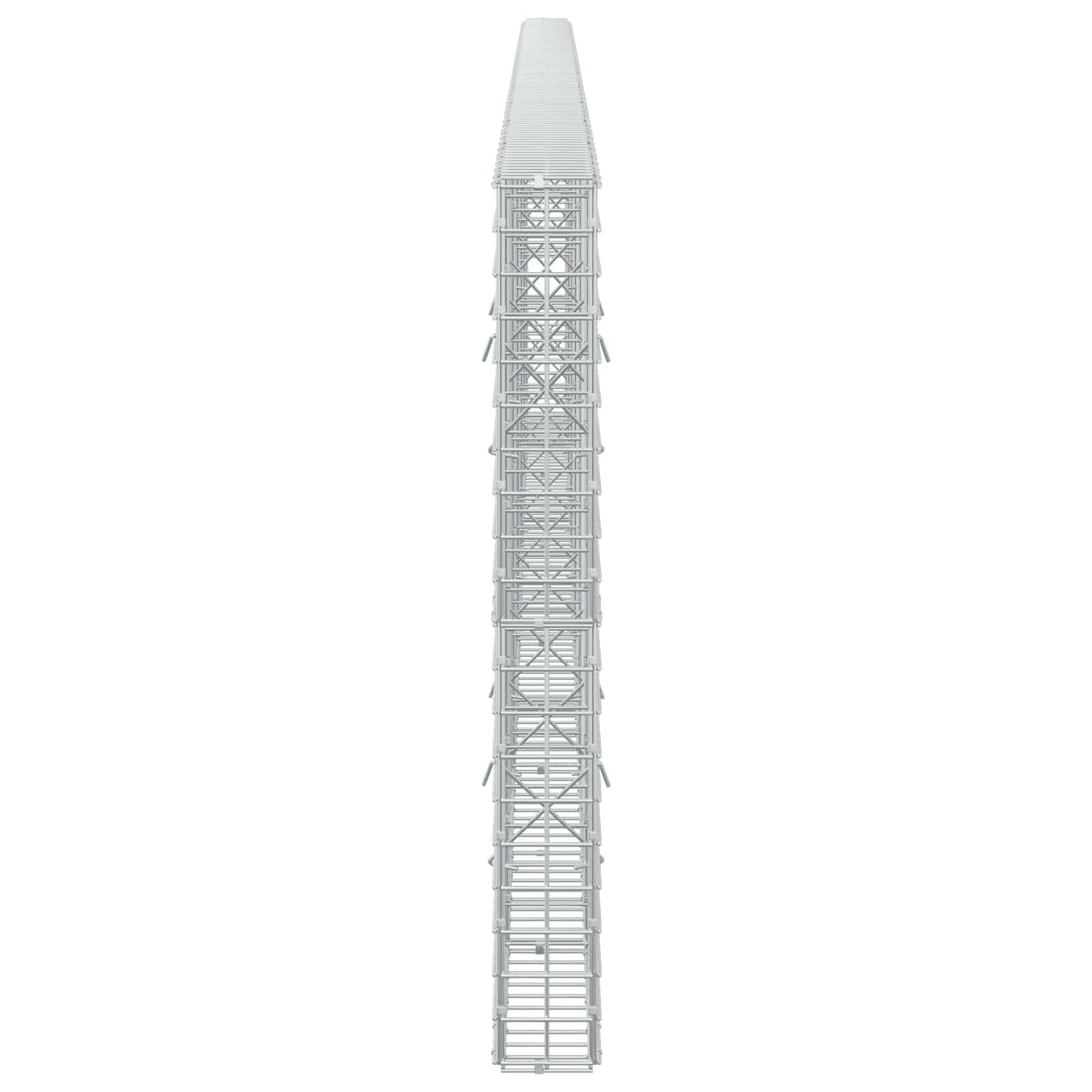 vidaXL Γκαμπιόν με Σύρμα 3,5 mm και Πλέγμα 5x5 cm 550x10x100 εκ