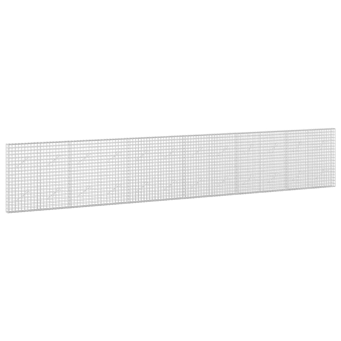 vidaXL Γκαμπιόν με Σύρμα 3,5 mm και Πλέγμα 5x5 cm 600x10x100 εκ