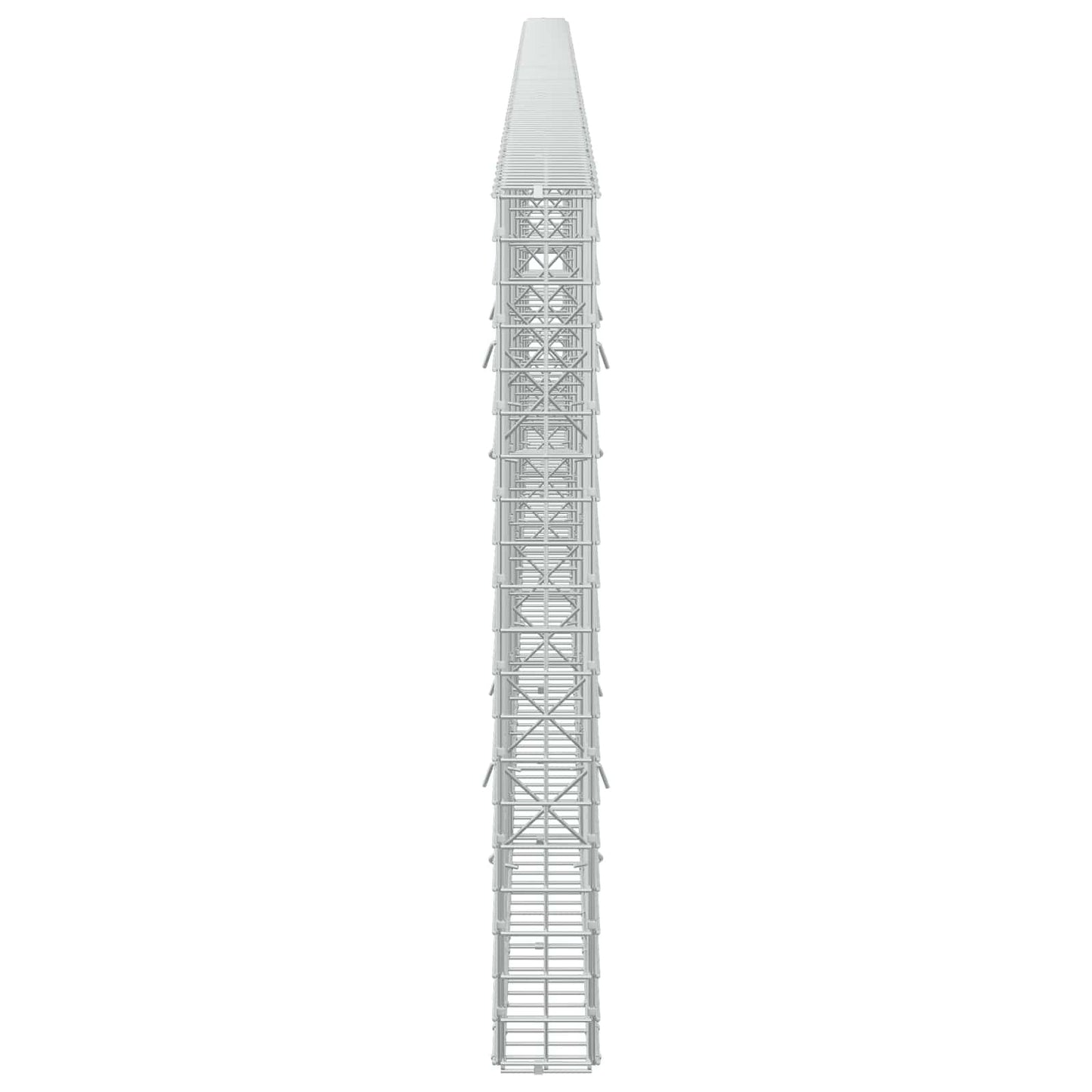 vidaXL Γκαμπιόν με Σύρμα 3,5 mm και Πλέγμα 5x5 cm 600x10x100 εκ