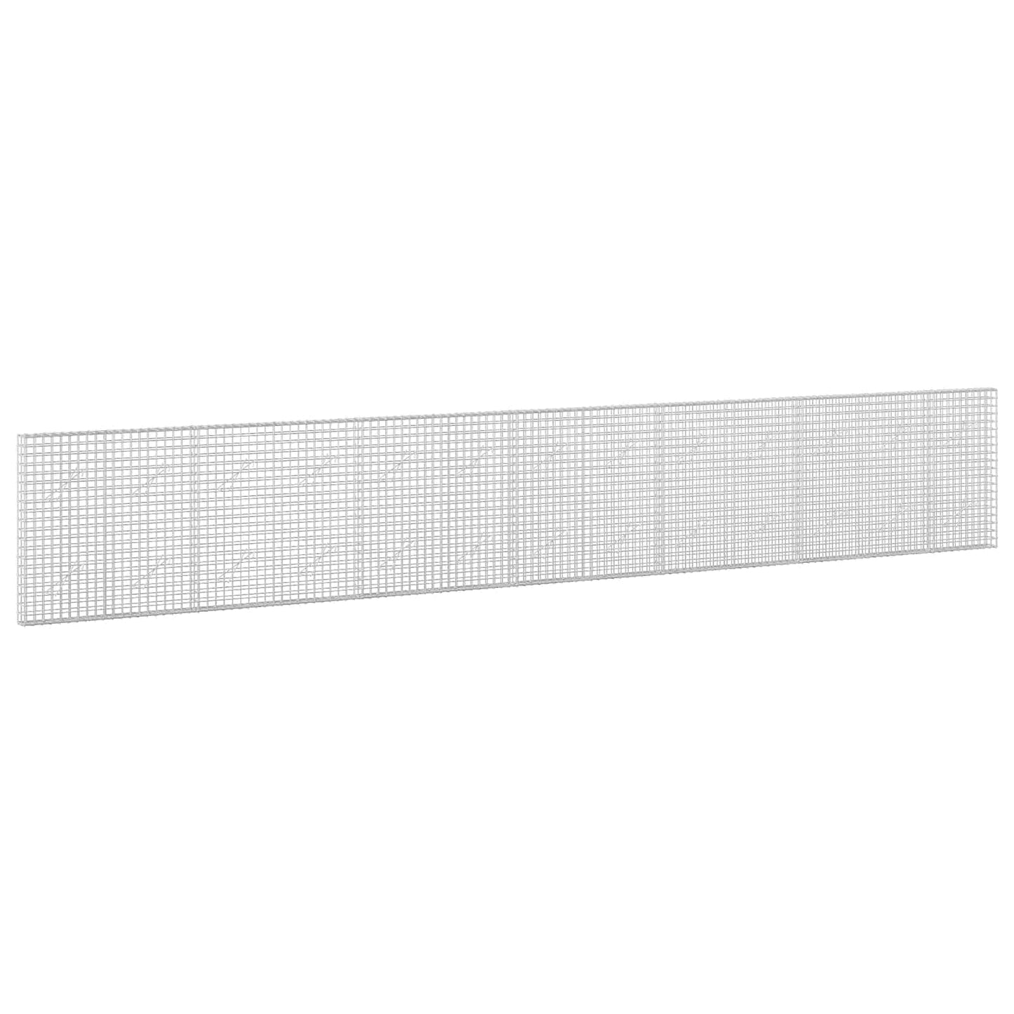 vidaXL Γκαμπιόν με Σύρμα 3,5 mm και Πλέγμα 5x5 cm 650x10x100 εκ