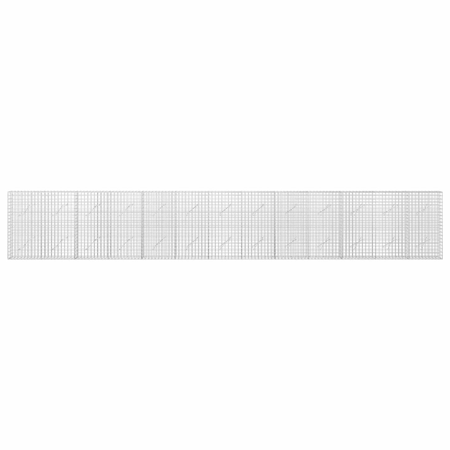vidaXL Γκαμπιόν με Σύρμα 3,5 mm και Πλέγμα 5x5 cm 650x10x100 εκ