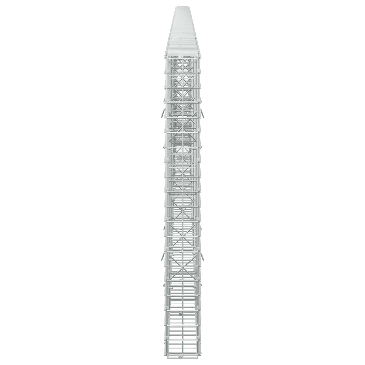 vidaXL Γκαμπιόν με Σύρμα 3,5 mm και Πλέγμα 5x5 cm 650x10x100 εκ